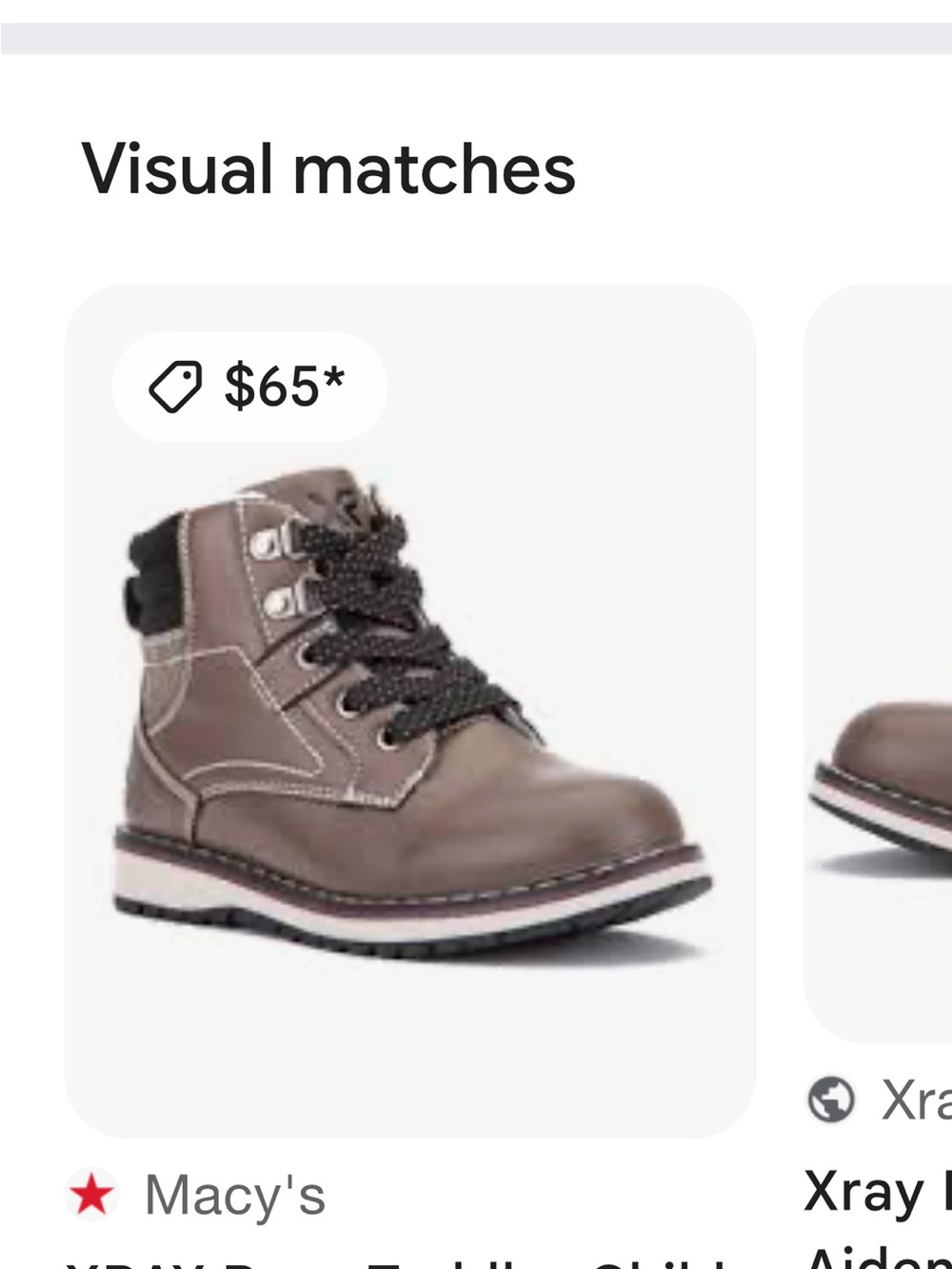 Kids' Brown Lace-Up Ankle Boots with Padded Collar